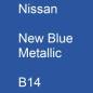 Preview: Nissan, New Blue Metallic, B14.